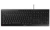 CHERRY klávesnice STREAM, drátová, USB, CZ+SK layout, černá