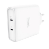 TRUST GaN Nabíječka MAXO 100W 2-Port, USB-C, bílá