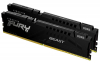 KINGSTON DIMM DDR5 32GB (Kit of 2) 6400MT/s CL32 ECC FURY Beast XMP Černá