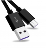 PremiumCord Kabel USB 3.1 C/M - USB 2.0 A/M, Super fast charging 5A, černá, 1m