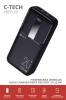 C-TECH Powerbanka 20000mAh, Li-Pol, 22,5W, USB-C/USB-A/micro USB