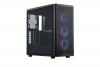 Cooler Master case Elite 502, Průhledná bočnice, ATX, 3x 120mm ARGB Fan, černá