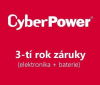 CyberPower 3. rok záruky pro CP1500EPFCLCD