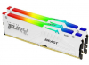 KINGSTON DIMM DDR5 32GB (Kit of 2) 6000MT/s CL36 FURY Beast RGB Bílá EXPO