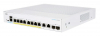 Cisco switch CBS250-8P-E-2G-UK (8xGbE,2xGbE/SFP combo,8xPoE+,60W,fanless) - REFRESH