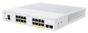 Cisco switch CBS350-16FP-2G-EU (16xGbE,2xSFP,16xPoE+,240W,fanless) - REFRESH