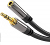 PREMIUMCORD prodlužovací kabel, Jack 3.5mm - Jack 3.5mm M/F 3m