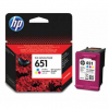 HP DJ IA 5645, 5575, OJ 202, 252, HP 651, Tri-color, 300str., [C2P11AE] - Ink cartridge