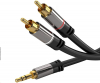 PREMIUMCORD kabel, Jack 3.5mm-2xCINCH M/M 5m