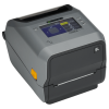Zebra ZD621d, 8 dots/mm (203 dpi), cutter, linerless, disp., RTC, USB, USB Host, RS232, BT, Ethernet, Wi-Fi, grey