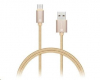 CONNECT IT Wirez Premium Metallic USB C - USB, rose gold, 1 m