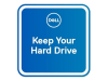 DELL Rozšírenie záruky - 5 ročná záruka na ponechanie disku v prípade opravy pre Pro Desktops  ALL