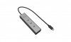 i-tec USB-C Charging Metal HUB 5port with USB-C video 8K, Power Delivery 85W