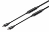 MANHATTAN Kabel USB-C Male to Male, USB 3.2 Gen 2 Type-C Active Device Cable, 3m, pozlacené koncovky, černá