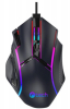 C-TECH Herní myš Akali, 12800 DPI, RGB podsvícení, USB, Černá