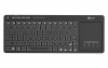 C-TECH Klávesnice WLTK-03, Bezdrátová, Touchpad, černá