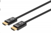 MANHATTAN Kabel HDMI Male to Male, High Speed HDMI Active Optical Cable, 30m, pozlacené koncovky, černý