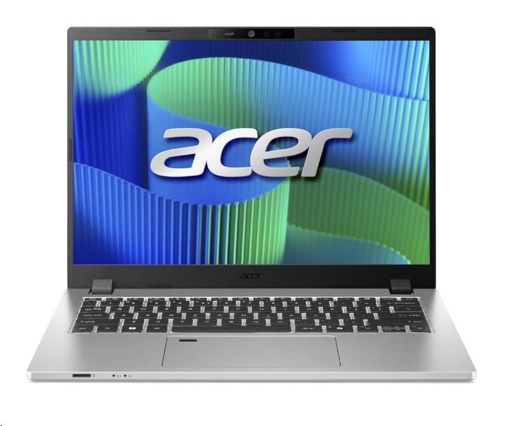 ACER NTB TravelMate P2 14 (TMP214-56-TCO-57P7),i5-1334U,14" 1920x1200,16GB,512GB SSD,Iris Xe,W11 Pro,Pure Silver