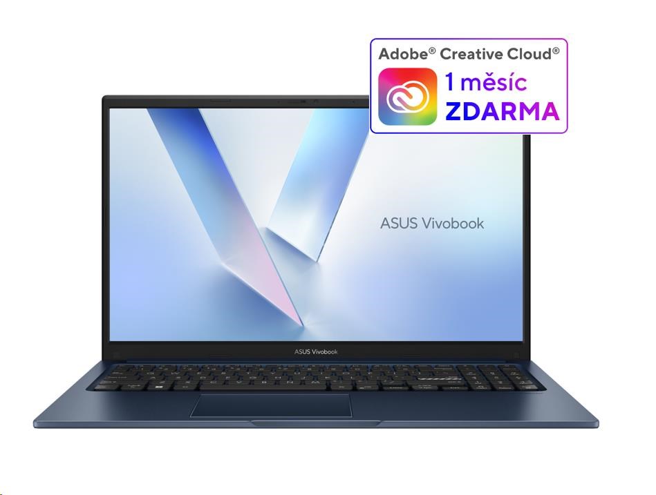ASUS NTB Vivobook 15 (X1504VA-BQ3696W), i3-1315U, 15.6" FHD, 16GB, 512GB SSD, Intel, W11 Home, Quiet Blue