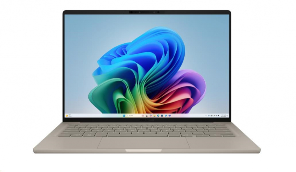 ASUS NTB Zenbook 14 (UX3407QA-OLED340X), X1-26-100, 14" 1920x1200 OLED, 32GB, 1TB SSD, Adreno, W11 Pro, Zabriskie Beige