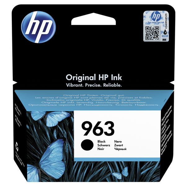 HP OJ 9010,9012,9014,9015, HP 963,black,1000 str., 24.09ml, [3JA26AE] - Ink cartridge//1