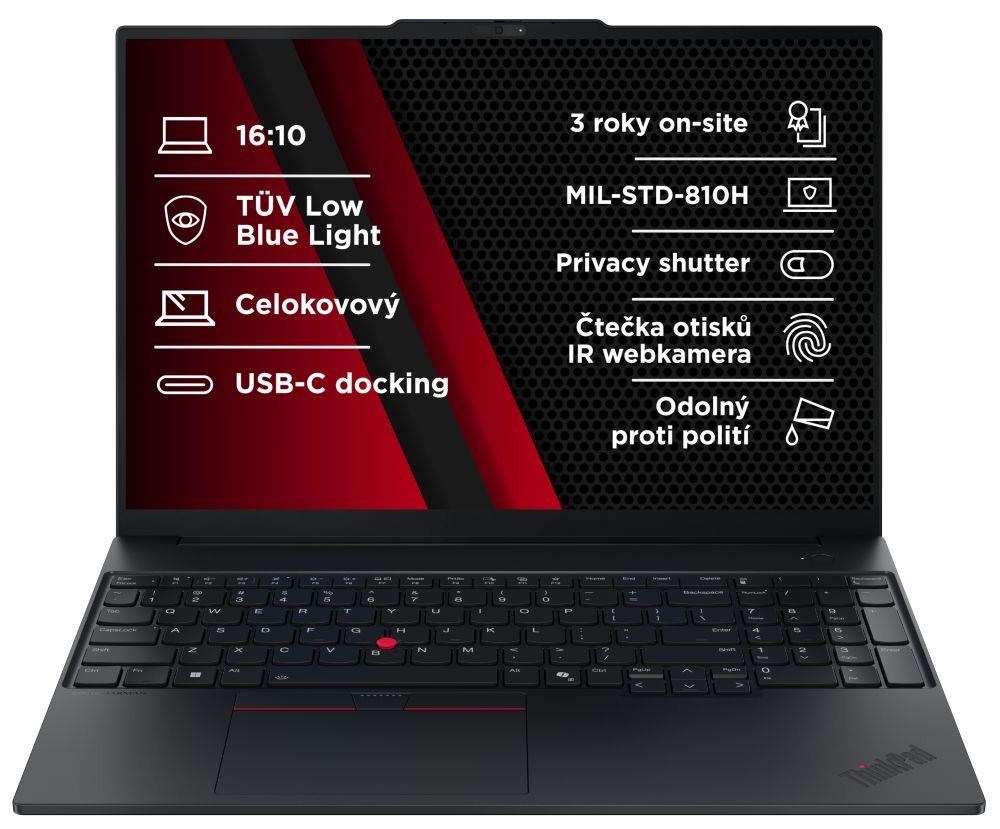 LENOVO NTB ThinkPad E16 AMD G3 - Ryzen5 230,16" WUXGA,16GB,512SSD,FHD+IRcam,W11H