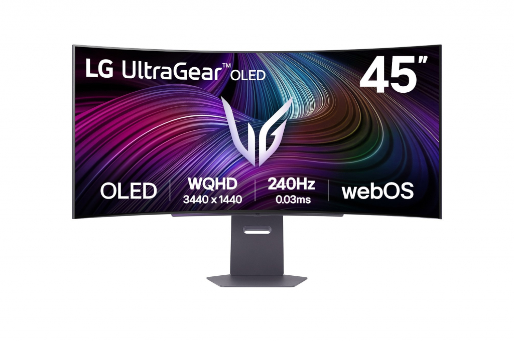 LG MT OLED 44,5" 45GX90SA - OLED panel, Smart, 3440x1440, 240Hz, 2xHDMI, DP, USB 3.0, nast výška, G-sync