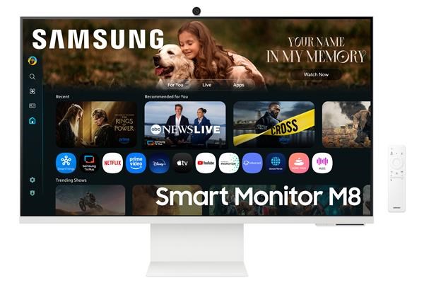 SAMSUNG MT LED LCD 32" Smart Monitor M8 (M80F) VA, UHD, 60hz, 4ms, hdmi, usb-c, speaker, pivot