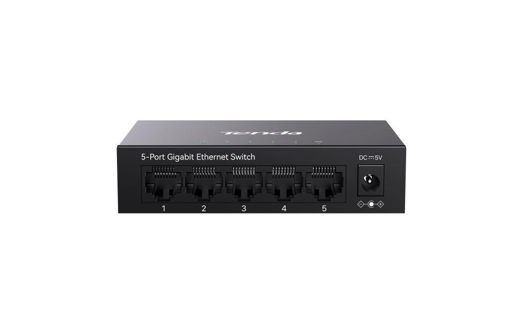 Tenda TEG1005M 5-portový Gigabit Ethernet Switch, 10/100/1000Mbps, Kov