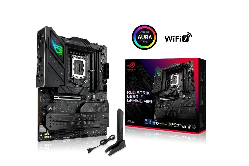 ASUS MB Sc LGA1851 ROG STRIX B860-F GAMING WIFI, Intel B860, 4xDDR5, 1xThunderbolt, 1xDP, 1xHDMI, WiFi, ATX