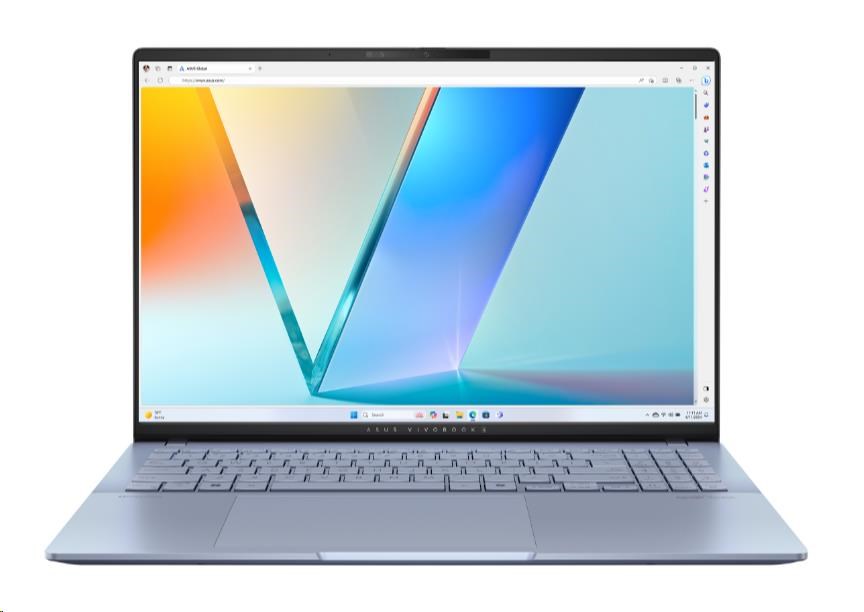 ASUS NTB Vivobook S 16 (S5606CA-OLED048X), Ultra 7-255H, 16" 2880 x 1800, 32GB, 1TB SSD, Intel Arc, W11 Pro, Blue