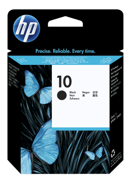 HP černá tisková hlava č. 10 pro DeskJet 2000, 2500 [C4800A] - Ink hlava