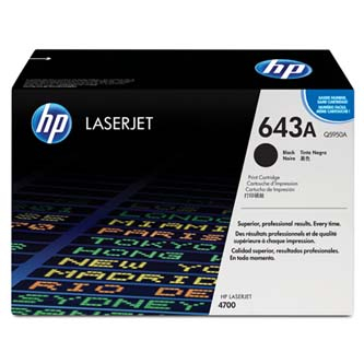 HP CLJ 4700; black; 11000 str., č. 643A  [Q5950A] - Laser toner//4,50