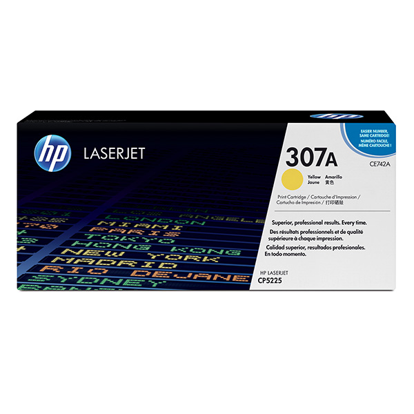 HP CLJ5225dn, yellow, 7300 str., [CE742A] - Laser toner//4,5