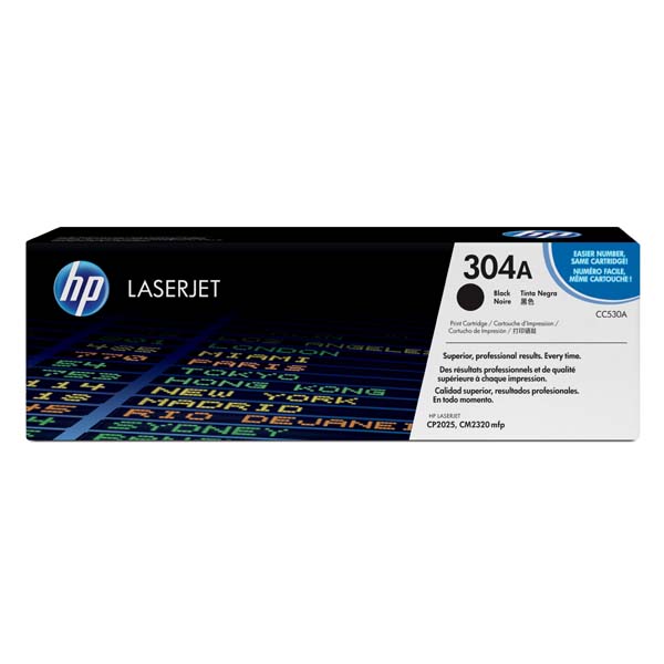 HP CLJ CM2320, CP2025, HP 304A, black, 3500 str., [CC530A] - Laser toner//4,5