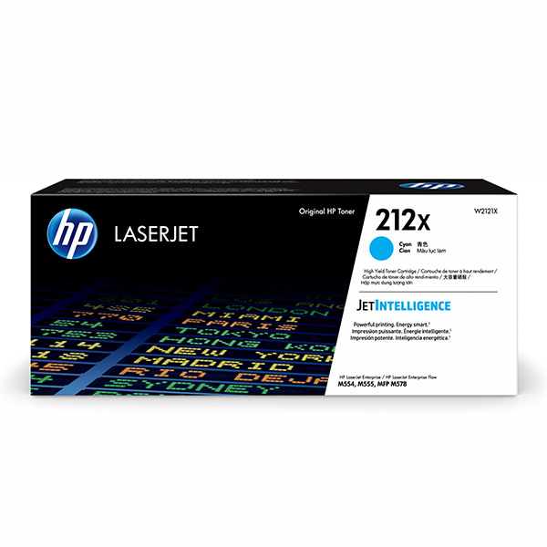 HP CLJ M555, M554, HP 212X, cyan, 10000 str., [W2121X] - Laser toner//4,5