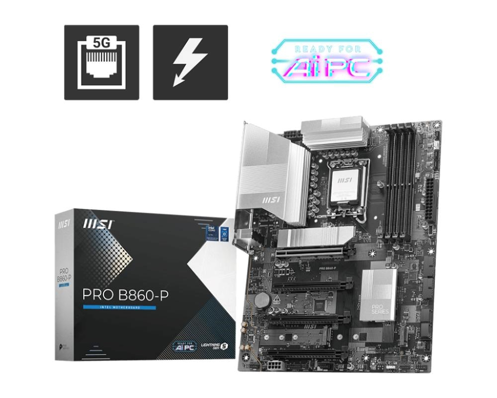 MSI MB Sc LGA1851 PRO B860-P, Intel B860