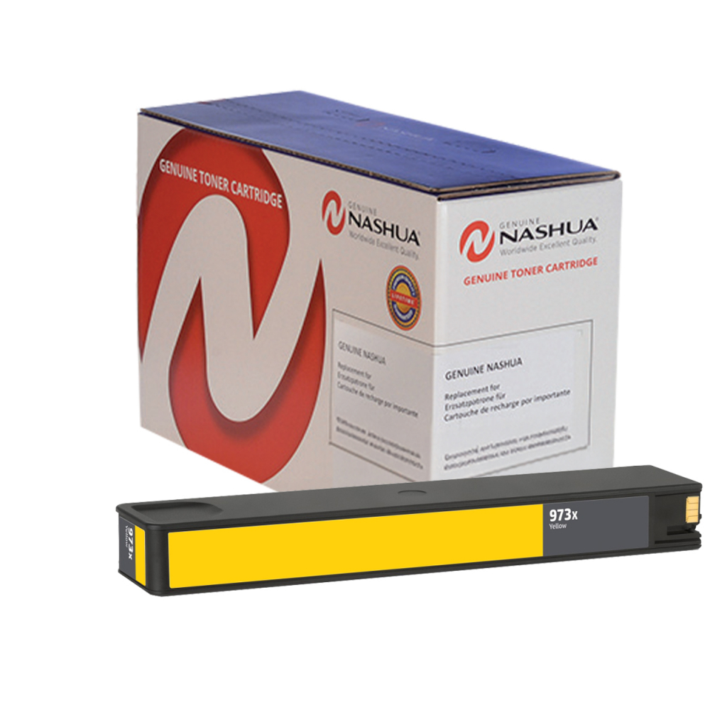 NASHUA Green Range yellow cartridge HP č. 973X, 7 000 str. [F6T83AE] - Ink náplň//1