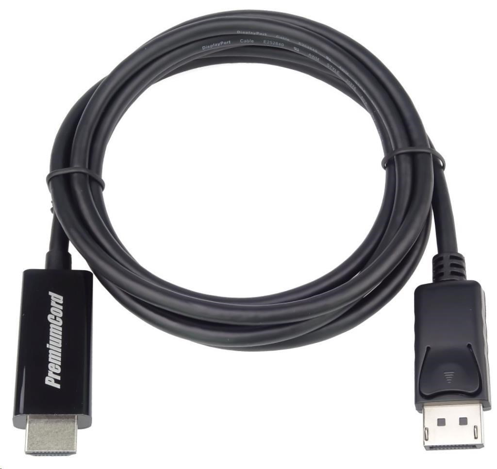 PREMIUMCORD Kabel DisplayPort - HDMI 2m