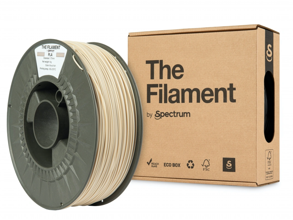 Spectrum The Filament PLA 1.75mm Wood Ash 1kg