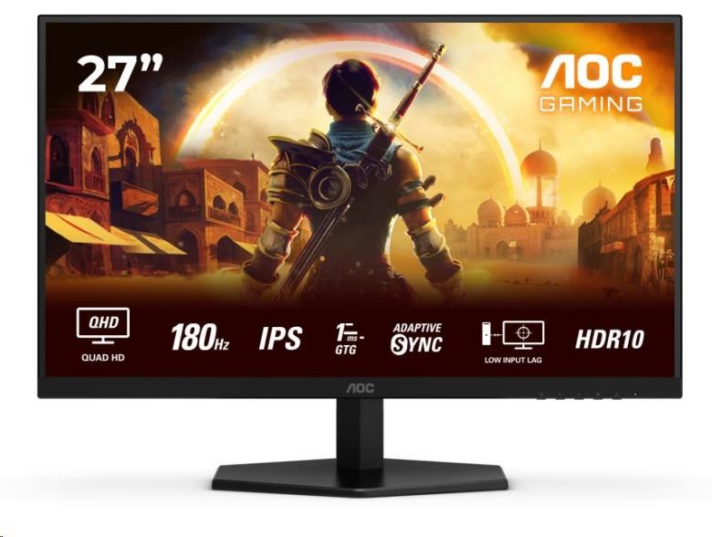 AOC MT 27" Q27G42XE - 2560x1440,IPS,180Hz,2xHDMI,DP,Repro
