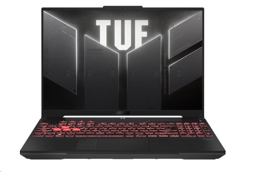 ASUS NTB TUF Gaming A16 (FA607NU-RL061), R5-7535HS, 16" 1920 x 1200, 16GB, 512GB SSD, Radeon+RTX 4050, No OS, Gray
