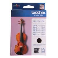 Brother orig. ink LC-127XLBK, black, 1200str., Brother MFC-J4510 DW, DCP-J4110DW//1,00