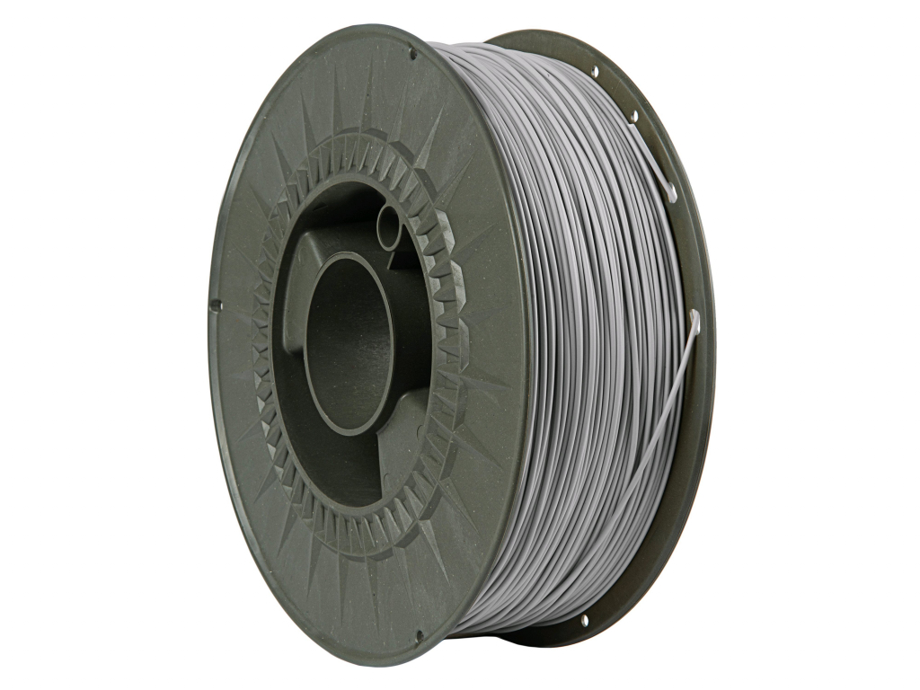 C-TECH Tisková struna (filament) ESSENTIAL LINE, PLA, šedá, 1,75mm, 1kg