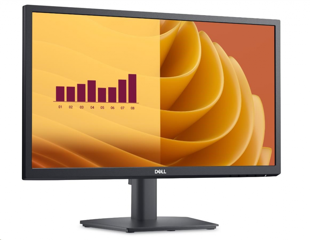 DELL LCD E2225H - 21"/VA/LED/1920x1080/16:9/75Hz/5ms/3000:1/250 cd/m2/DP/VGA/VESA/3YNBD (210-BNJM)