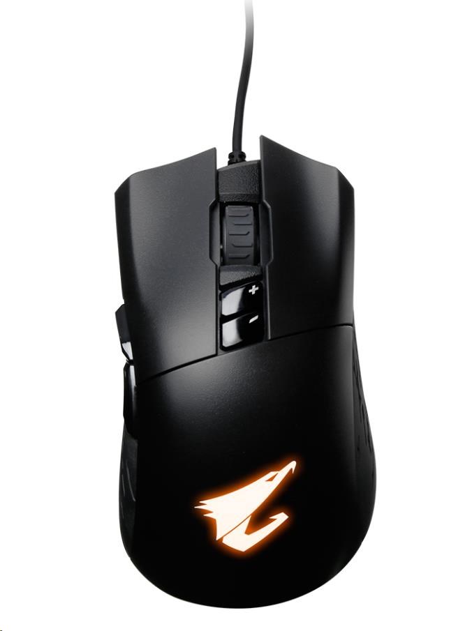 GIGABYTE myš Gaming Mouse AORUS M3, USB, Optical, up to 6400 DPI