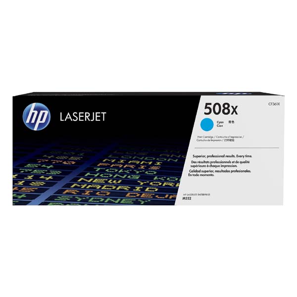 HP 508X, HP M552dn,M553dn,553n,553x; cyan, 9500str.,  [CF361X]//4,5