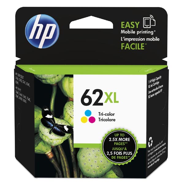 HP Officejet 250 Mobile All-in-one, HP 62XL, color, 415str.,[C2P07AE] - ink cartridge//1