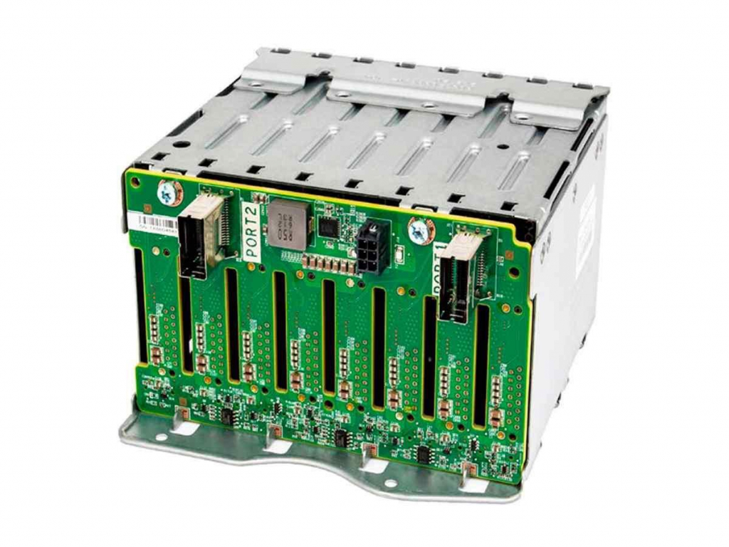 HPE 2U 8SFF SAS/SATA 12G BC Front Bay 1/2 Drive Cage Kit (DL380 Gen10 plus, DL385 Gen10 Plus v2)