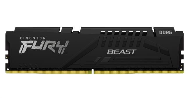 KINGSTON DIMM DDR5 64GB (Kit of 4) 5200MT/s CL40 FURY Beast Black XMP